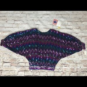Vintage Rob Hill for Mister Jay Sequin Top NWT!